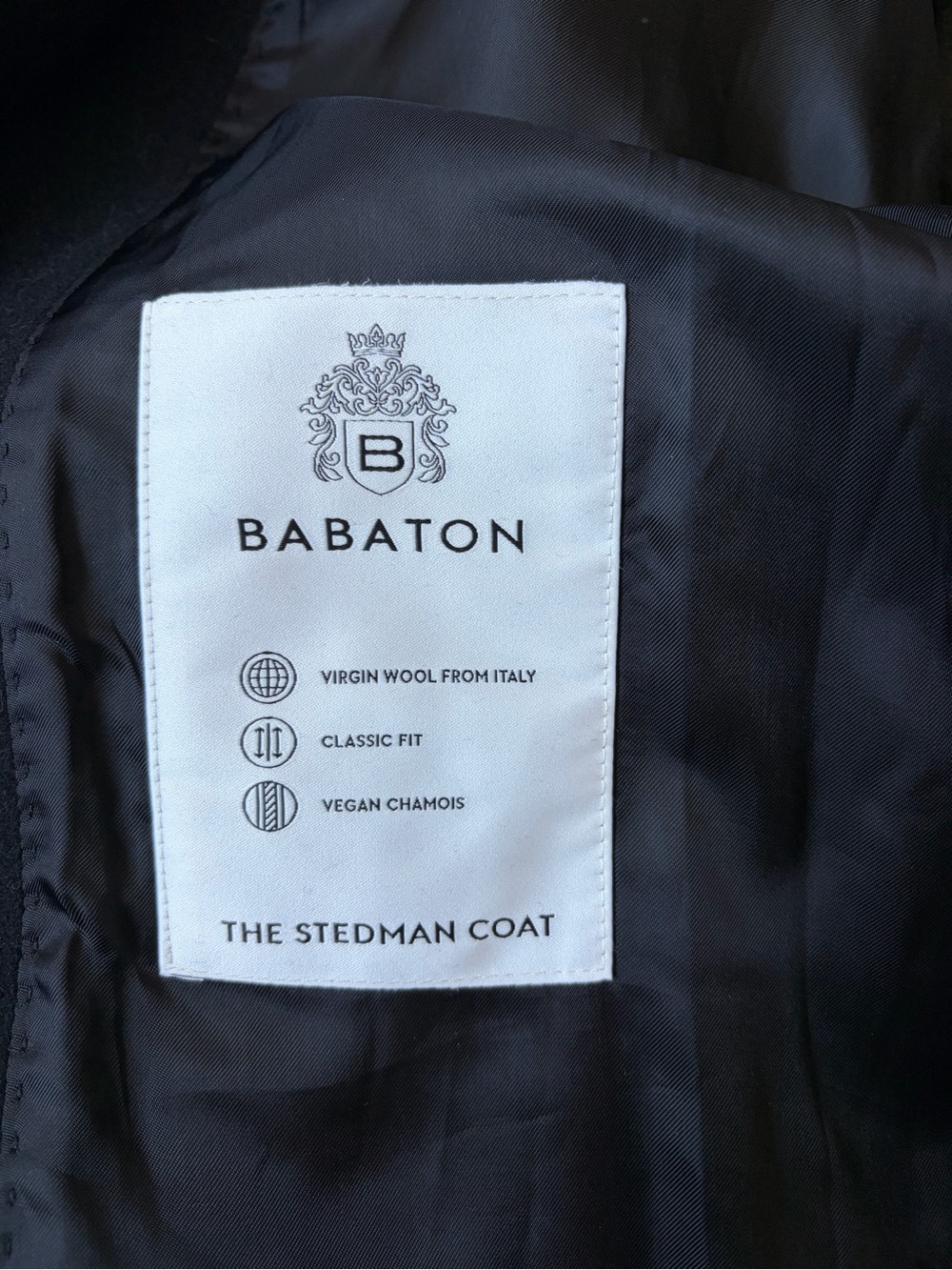 ARITZIA Babaton Black Single-Button Wool Trench Coat - Picture 6 of 7
